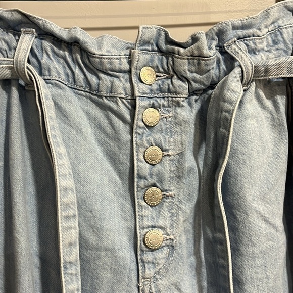 Loft paper bag  jeans with ties - Picture 5 of 7